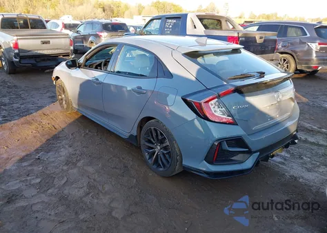2021 Honda Civic Sport из США, поврежденный, VIN SHHFK7H40MU400246